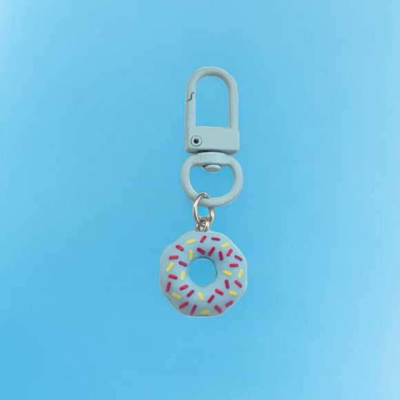 Colorful Donut Keychain Accessory - Picture 1 of 2